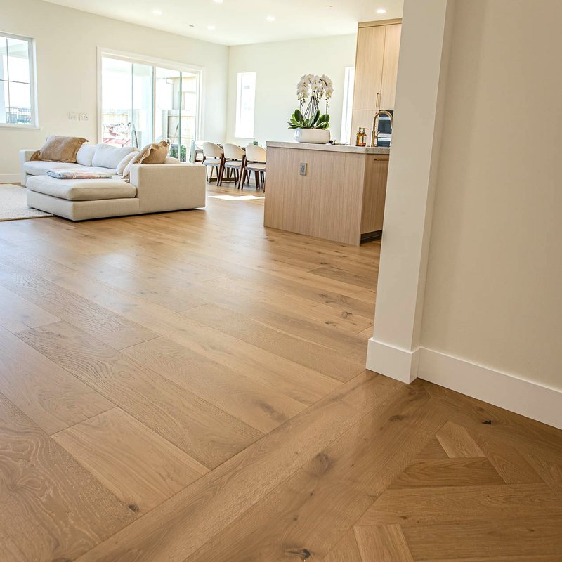 Hardwood flooring installation