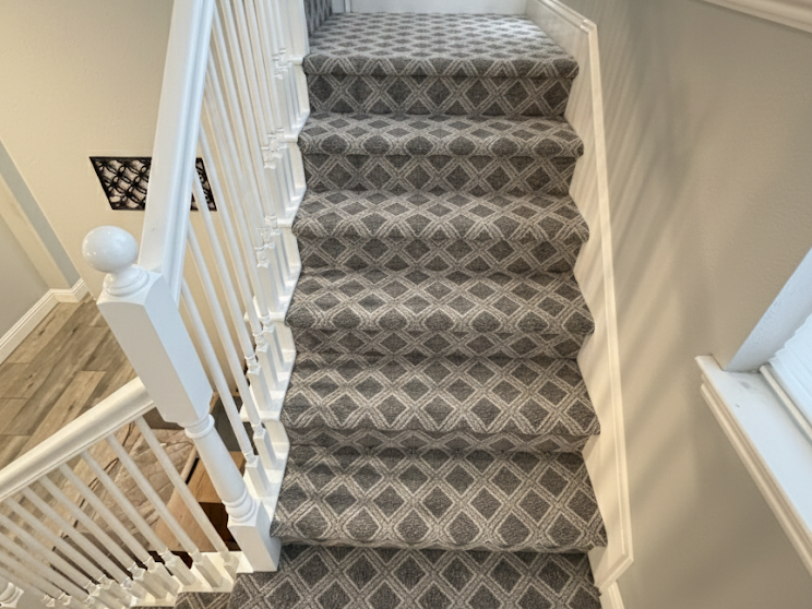 how we did carpet installation for stairs